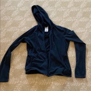 Black Patagonia zip-up lightweight sweatshirt/hoodie